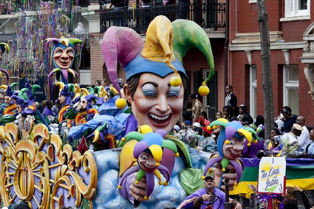 nola, new orleans, louisiana, state, us state, city, parade, fat tuesday, mask, 